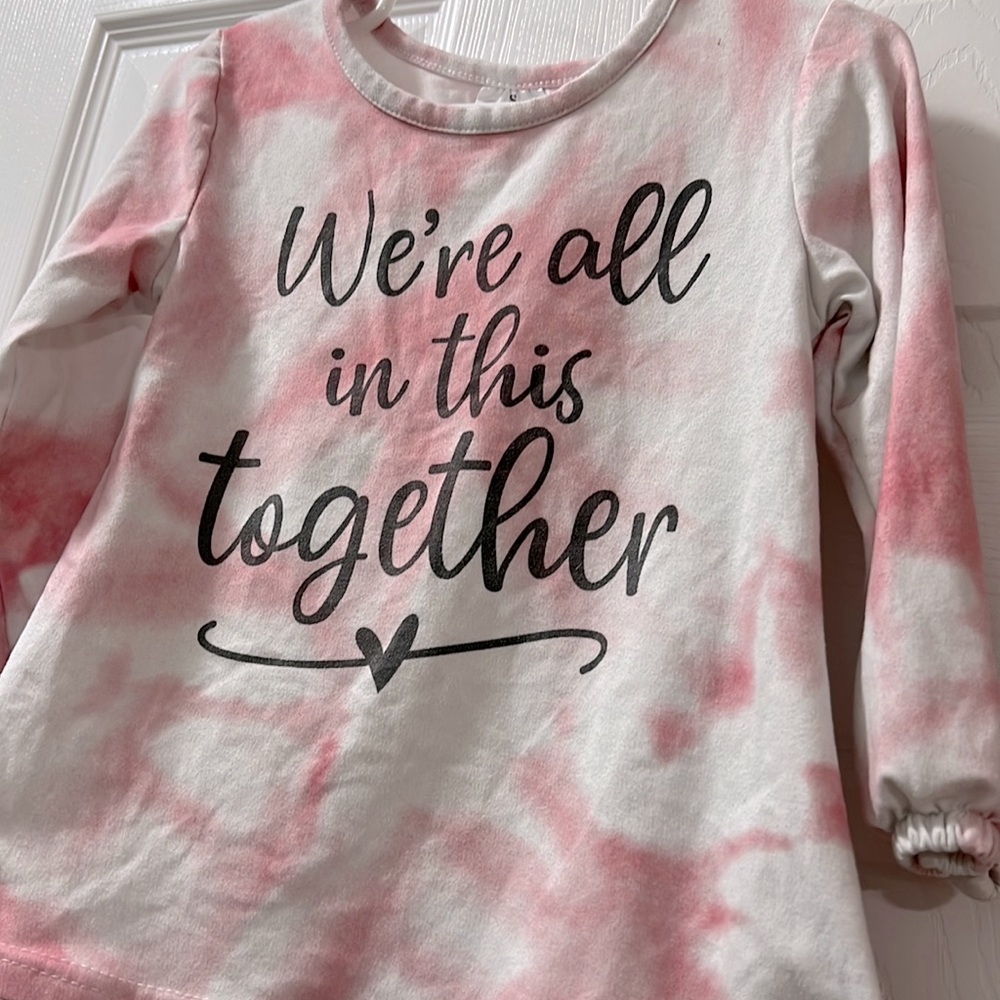 “We are all in this together” long sleeve top